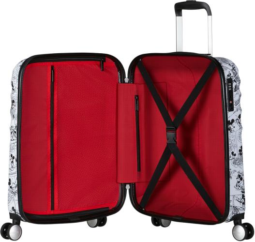 AMERICAN TOURISTER Wavebreaker Disney Spinner 67/24 TSA DISNEY FL Minnie Comics White