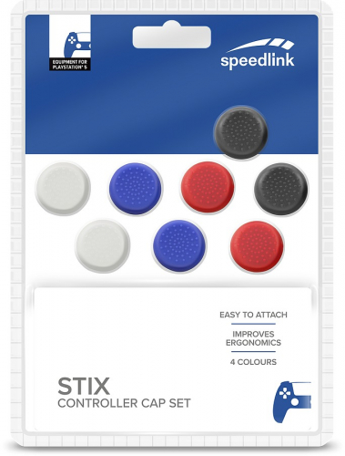 SPEEDLINK STIX Controller Cap Set - for PS5/PS4/Switch multicolor