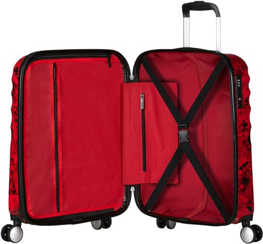 AMERICAN TOURISTER Wavebreaker Disney Spinner 55/20 TSA DISNEY FL Mickey Comics Red