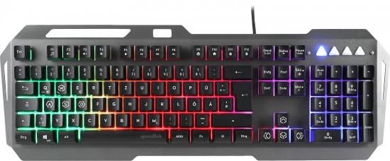 SPEEDLINK LUNERA 4in1 RGB Gaming Set, black - DE layout