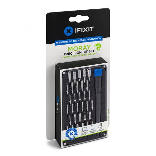 IFIXIT Moray Precision Bit Set, Präzisions Bit Set mit 32 Bits, 4mm Driver