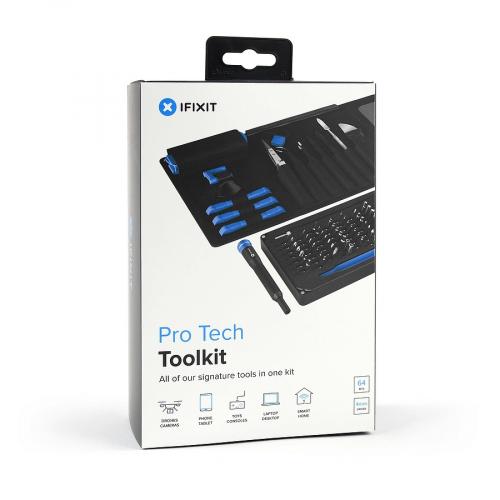 IFIXIT Pro Tech Toolkit, Präzisions Bit Set mit 64 Bits, 4mm Driver