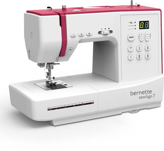 BERNETTE Nähmaschine sew&go 7, computergesteuert