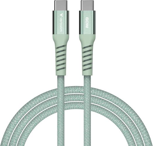 VERBATIM SYNC & Charge USB C to USB C 60W Magnetic 120 CM - Green