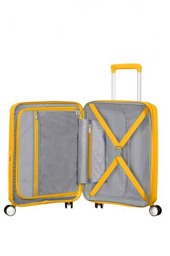 AMERICAN TOURISTER Soundbox Spinner 55/20 TSA Expandable Golden Yellow