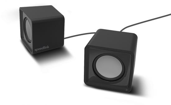 SPEEDLINK TWOXO Stereo Speakers, black