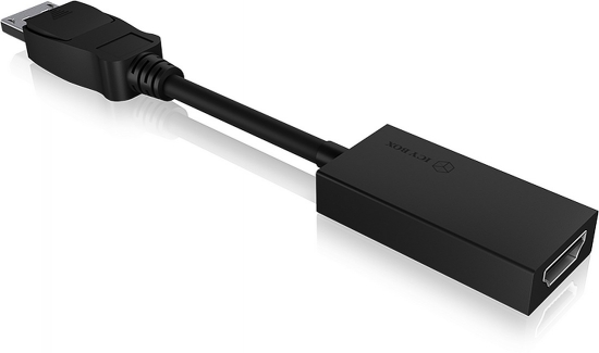 Schwarzer HDMI-Adapter für einfache Verbindung von Geräten