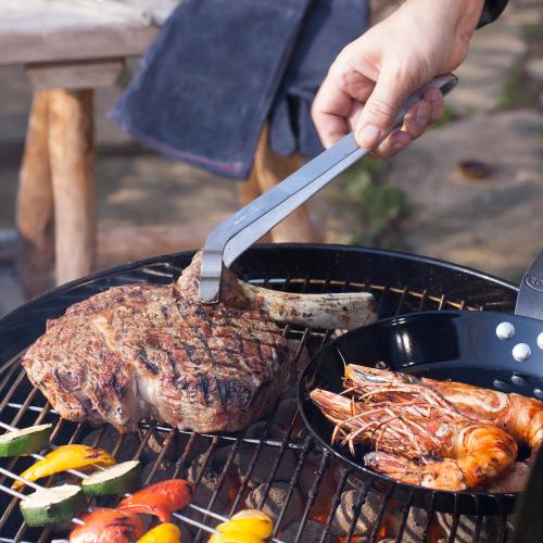RÖSLE Grill-Zange gebogen 35 cm