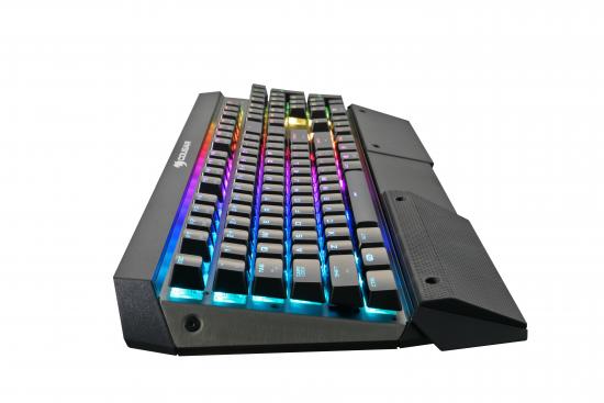 COUGAR Gaming Tastatur Attack X3 RGB, Mechanisch, Cherry MX Braun