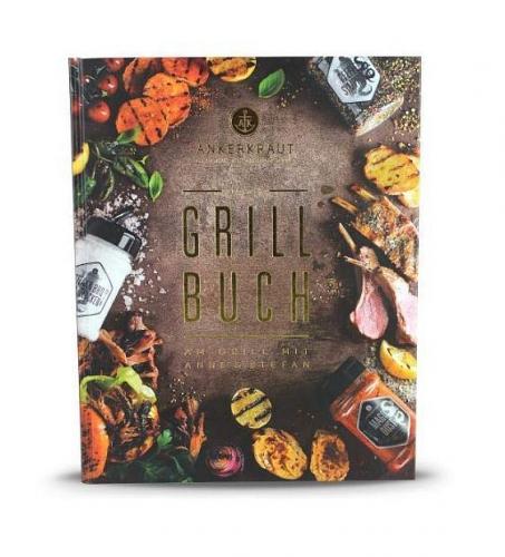 Grillbuch mit Rezepten und Ankerkraut-Gewürzen auf dem Cover
