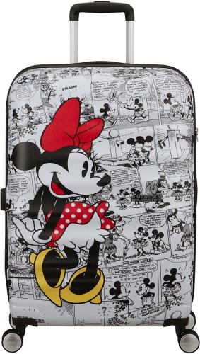 AMERICAN TOURISTER Wavebreaker Disney Spinner 67/24 TSA DISNEY FL Minnie Comics White