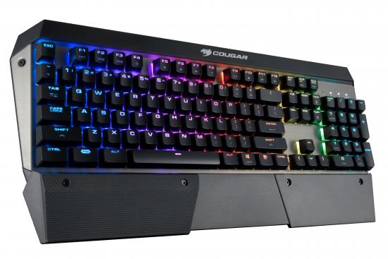 COUGAR Gaming Tastatur Attack X3 RGB, Mechanisch, Cherry MX Braun